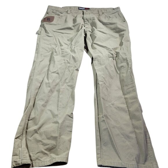 Wrangler Other - Wrangler Riggs Workwear Pants Mens 42x30 Beige Riptop Utility Straight